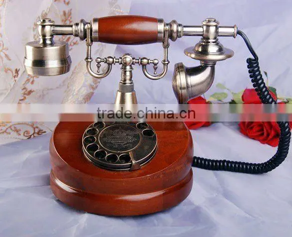antique or ancient ratory telephone