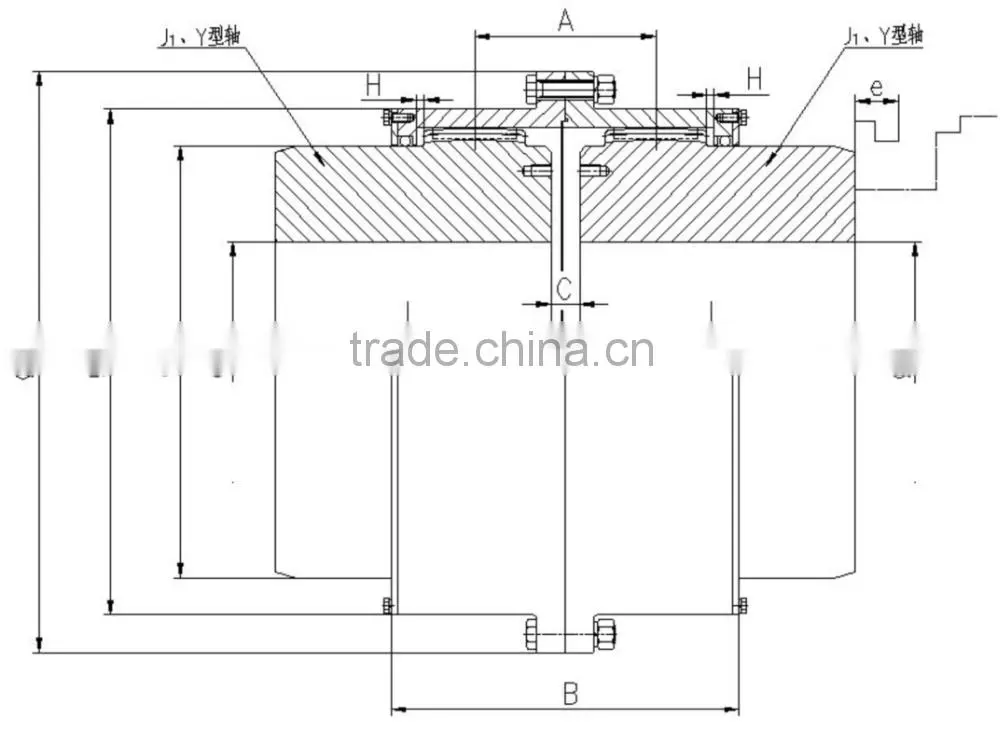 Drum Gear Coupling for Heavy Duty Industry Equipment