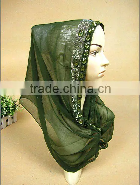 A423 Vogue Fashion Senior chiffon 39*54cm scarf HIJAB