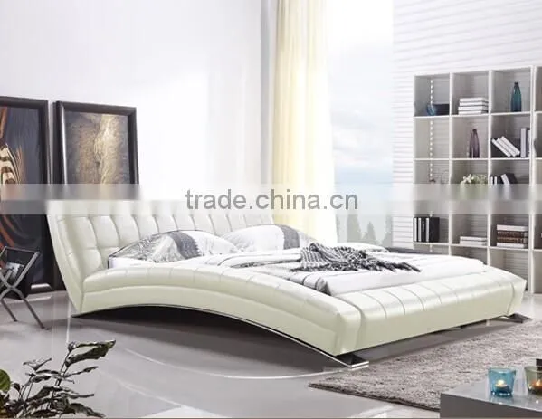 Muses 2016 HOT sales Leather bed best bedding head layer skin