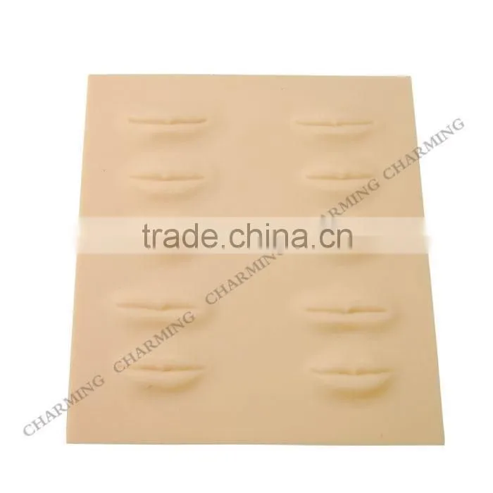 Professional rubber lip practice skin for tattoo begginer