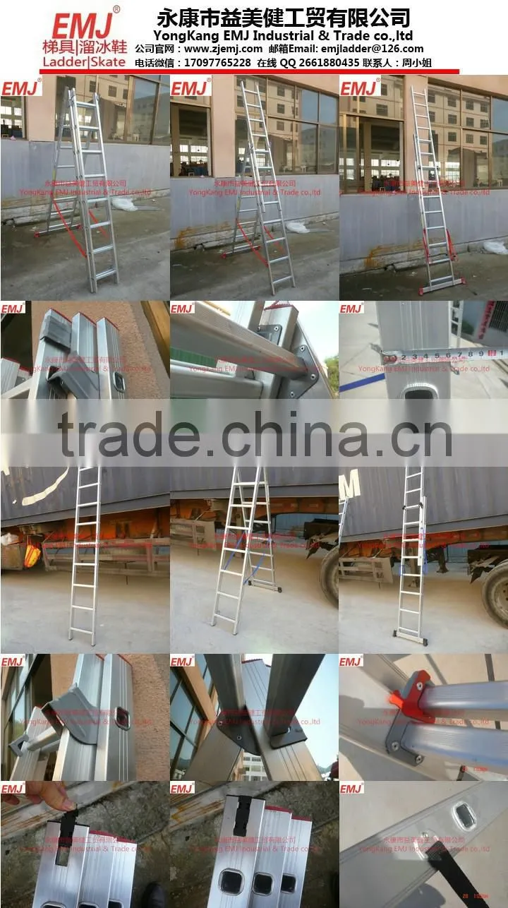 3 Section extension ladder 3X15