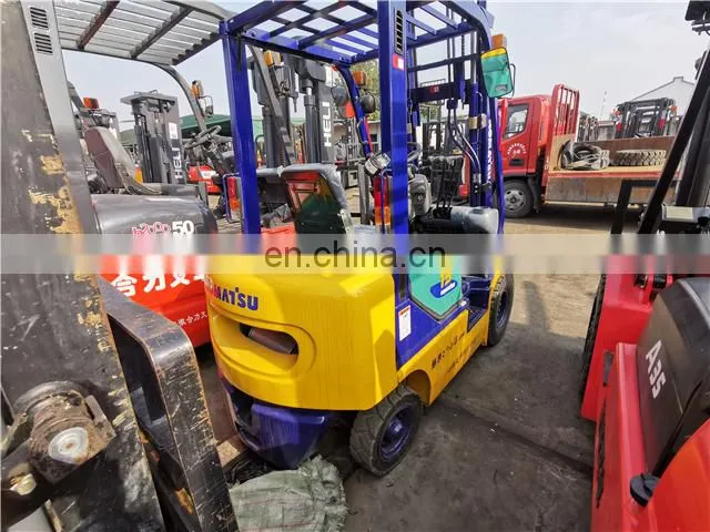 1.5 ton 2.5 ton 3 ton 3.5 ton forklift, used komatsu original diesel manual machine komatsu FD15 in hot sale