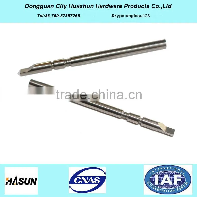 Custom High Precise Stainless Steel Milled Shaft