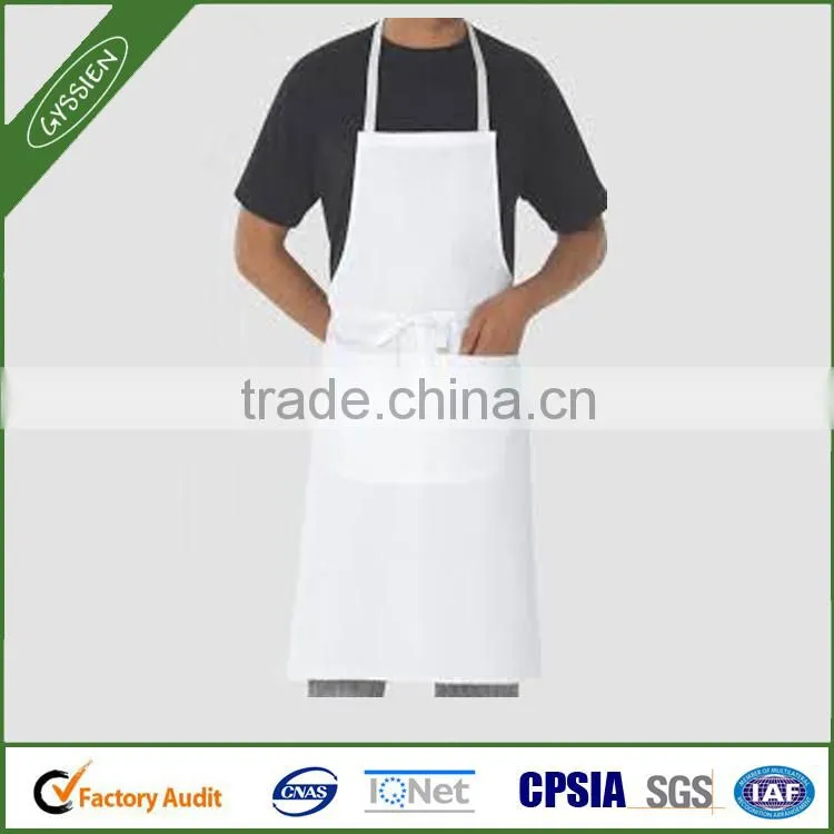 High quality cheap white aprons for men
