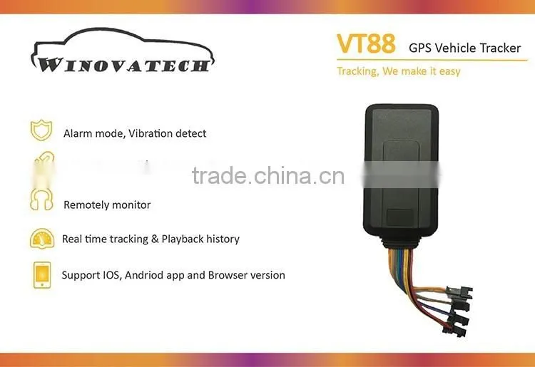 Hot Sale low cost gps vehicle tracker VT88