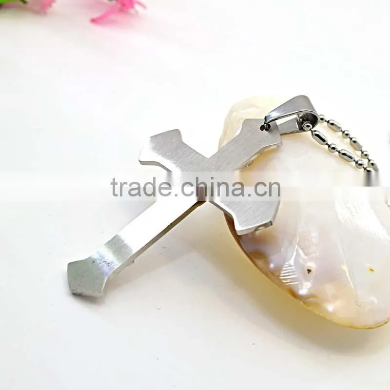 new products 2016 stainless steel cross pendant Christian cross pendants