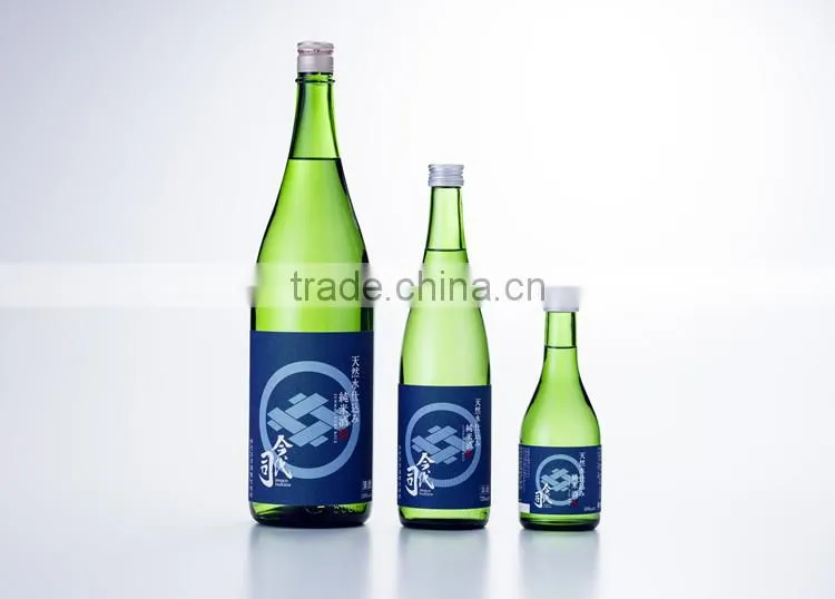 Modern japanese sake set Premium Japanese SAKE Junmai with it creates the impression made in Japan