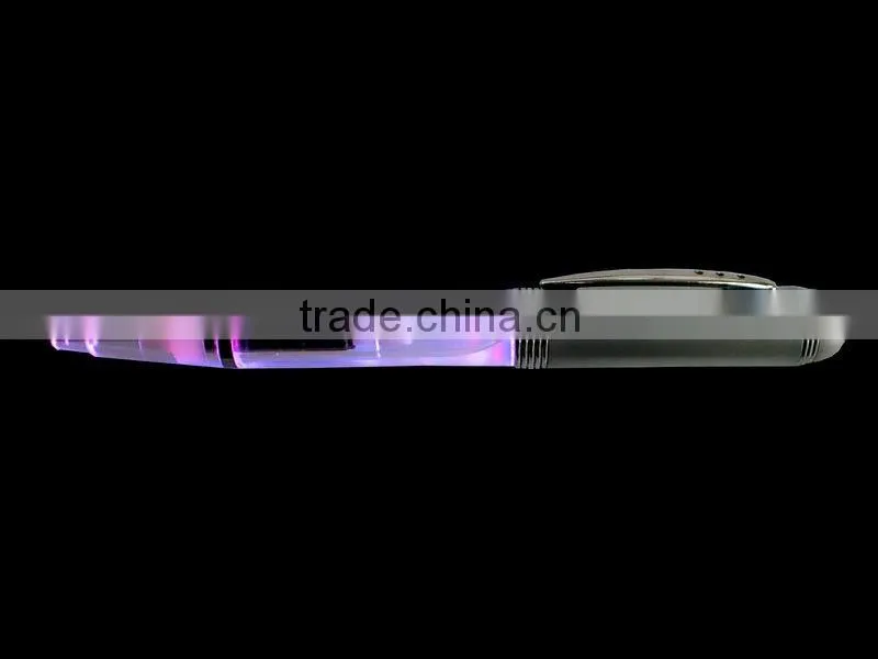 hallmark corrosion pen with 3 color led glowing ,office stationery accessories promotional and advertising ballpen ,light up pen