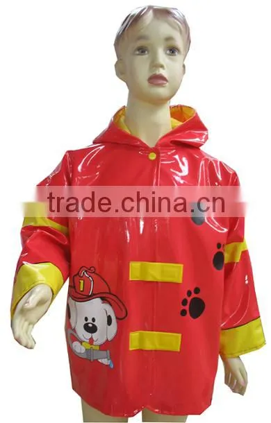 Waterproof Cute Printing Kids Rain Poncho