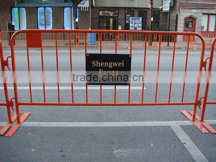 High safety road control crowd barriers