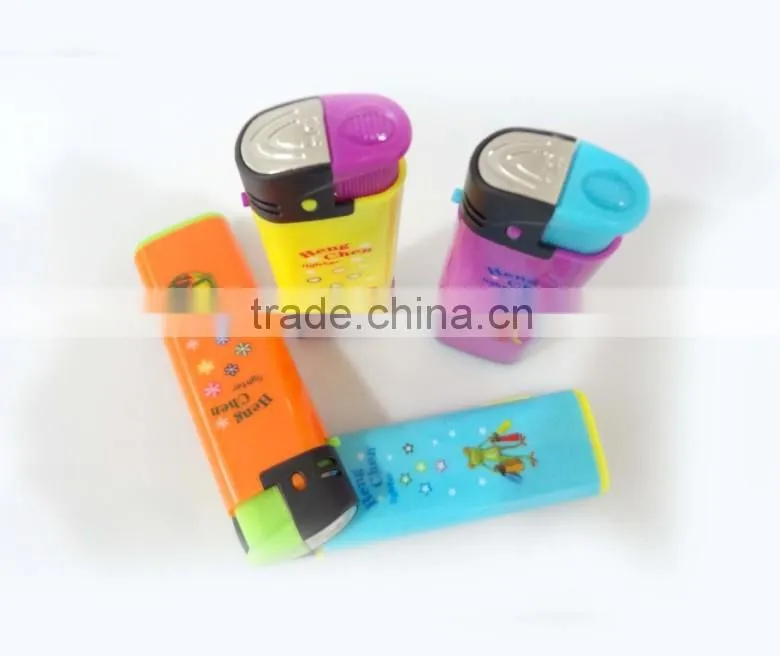 2016 new model electric windproof torch cigarette lighter with led light