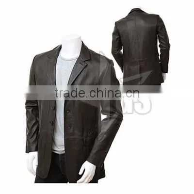 High quality Brown Leather Jacket for men