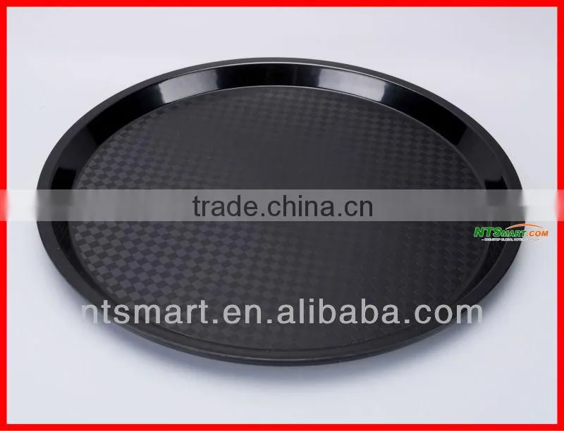 White Plastic Rectangular Serving Tray