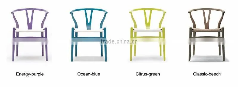 2015 hotsell Modern Black Color Wooden Wishbone Y chair