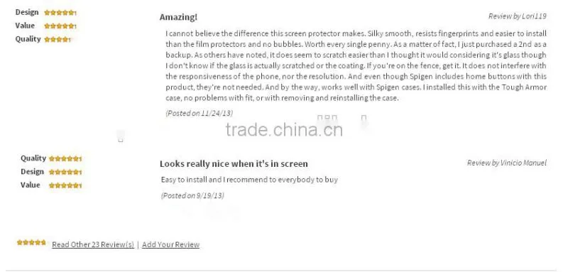 anti shock tempered glass explosion-proof screen protector