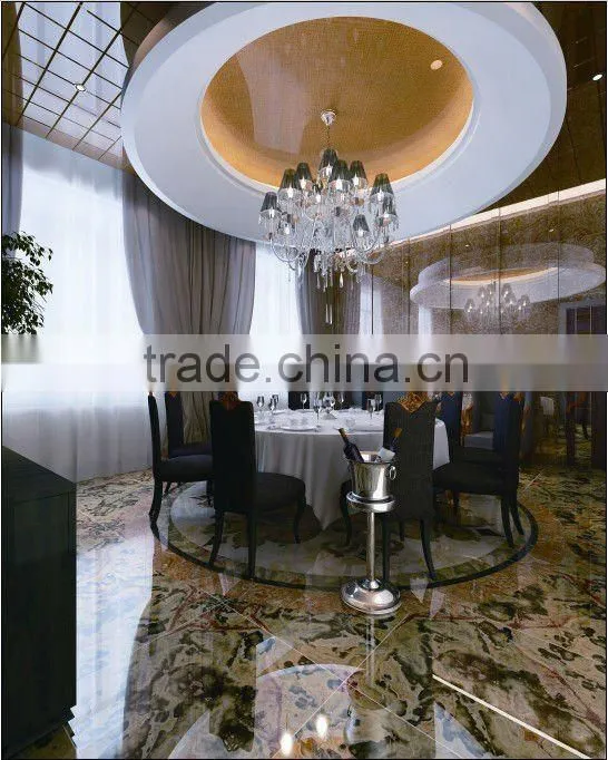 Interior Micro Crystal Stone Floor And Wall Tile 80x80CM