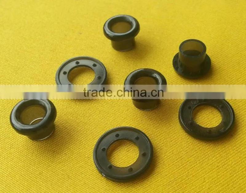 Plastic Eyelets in Light Grey color -- P15289