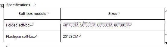 23*23cm Flexible folded soft-box for flashguns Canon, Nikon, Olympus, Yongnuo,etc.