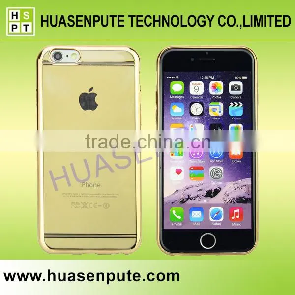 2016 New Arrival Design Ultra-Thin Electroplating Soft TPU Case For iPhone 6s