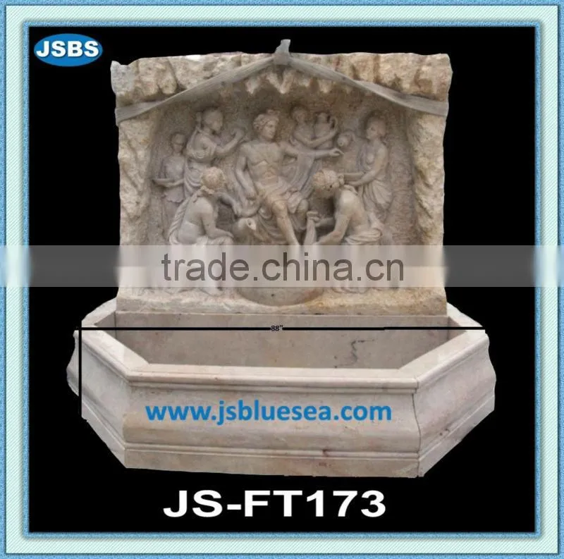 sale antique marble stone statuary wall fountain