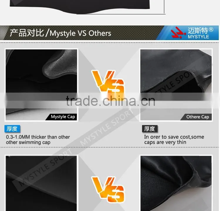 swim wear 100% silicone caps factory