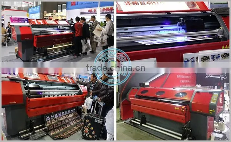 Flatbed&roll 1.9M high precision 1902-W eco solvent flatbed printer
