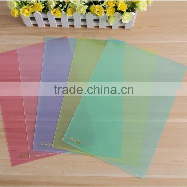 Business stationery PP material L shape file folders