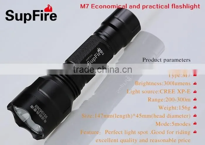 Supfire M7 Hot Sale Rechargeable or AAA Flashlight Portable Torch
