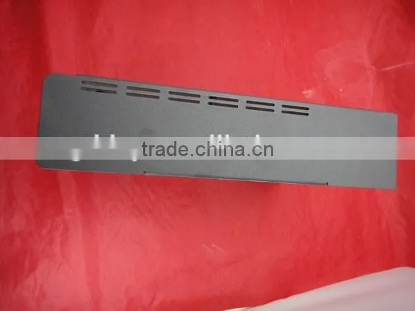 Mask before powder coating sheet metal parts aluminum box