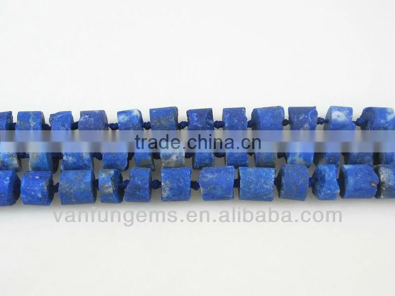 Hot-sale Natural Lapis Lazuli rough coin shaped beads
