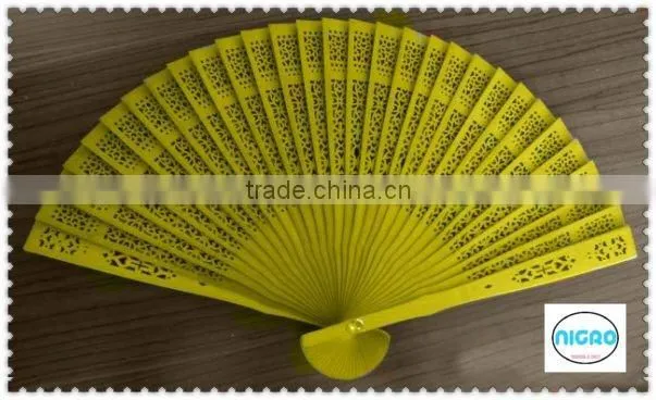 Chinese wood fan