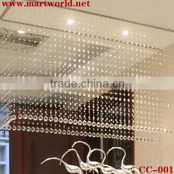 Crystal beads curtain for room decoration, bead curtain for wedding occasion decoration (CC-001)