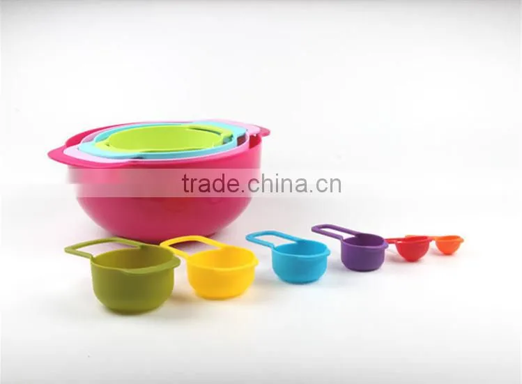Rainbow creative measuring cup and bowl 10pieces