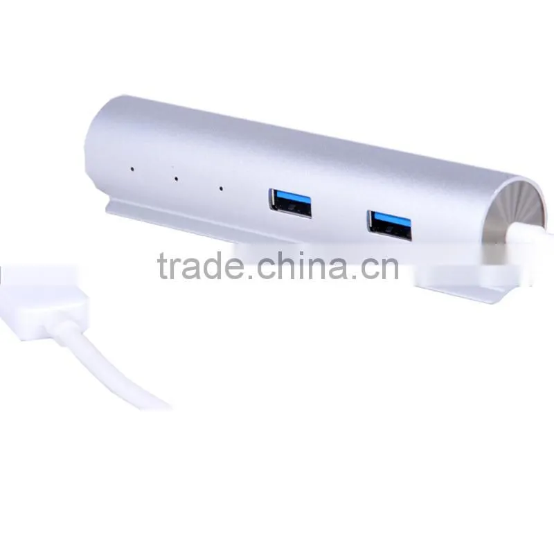 OEM 4 Port Portable USB 3.0 Hub with Power Switch for Ultra Book, MacBook Air, Windows 8 Tablet PC