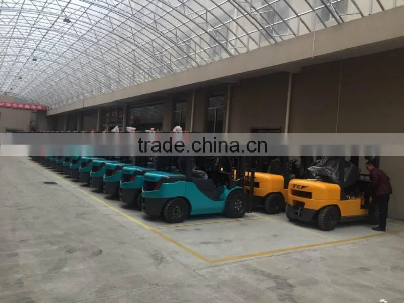 four wheel heavy duty ac motor powered 8 ton battery electric forklift