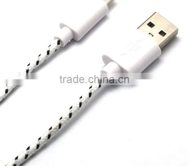 Hot sale1m 2m 3m fast charging usb cable for iphone 5s 5 6