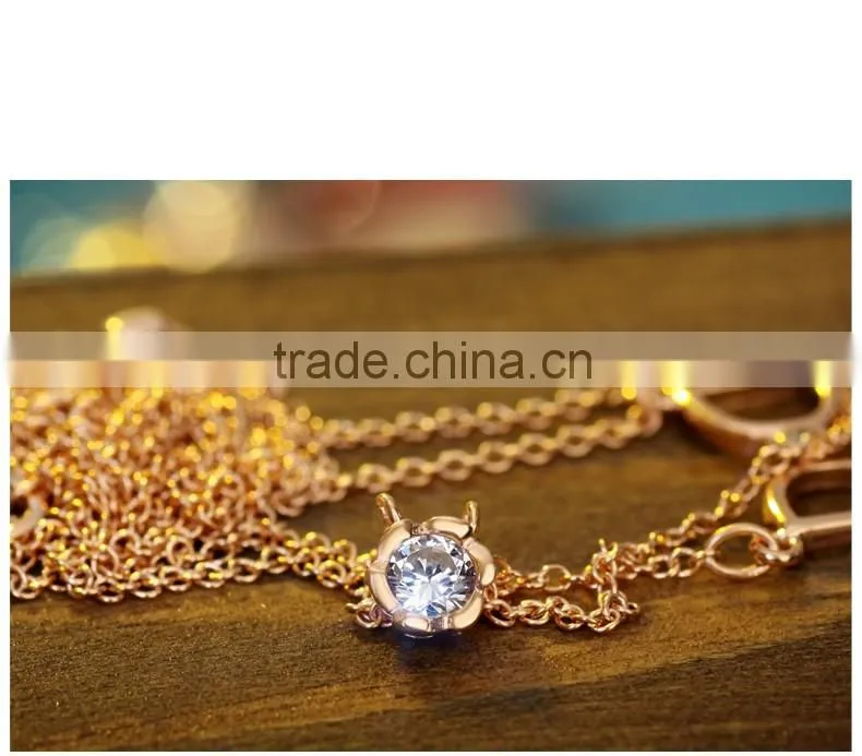 Two layers 925 silver choker necklace