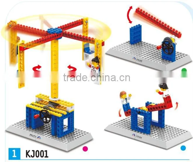 2014 Educational building block 76pcs plastic toy blocks technics