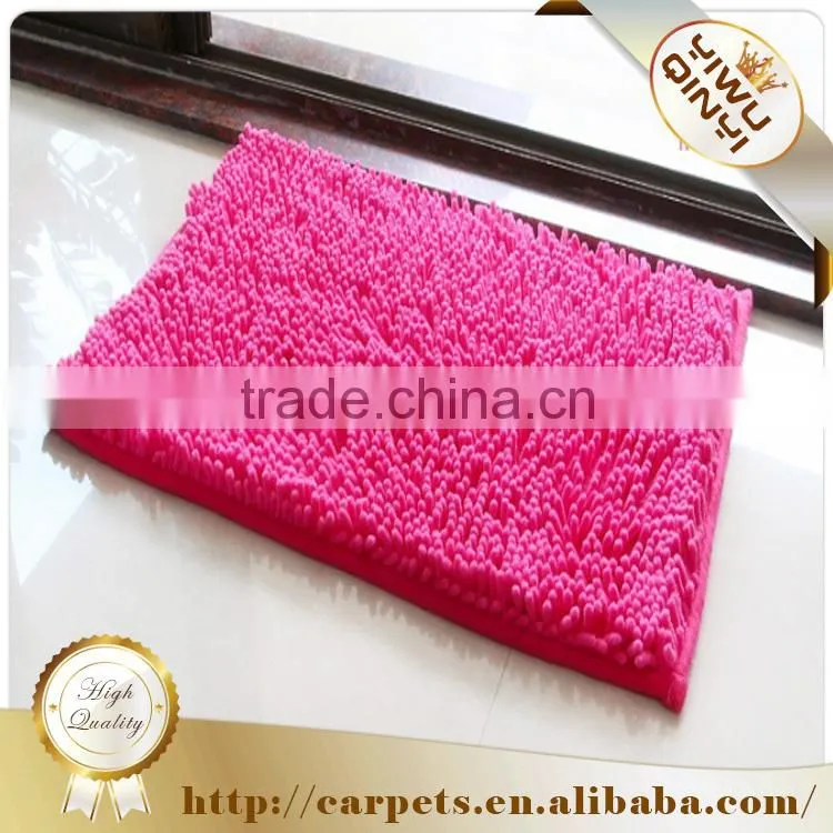 Chinese imports wholesale Microfiber chenille bath rug