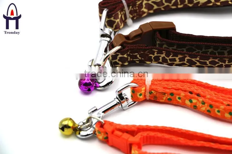 Dog traction belt running rope dog hauling cable with bell