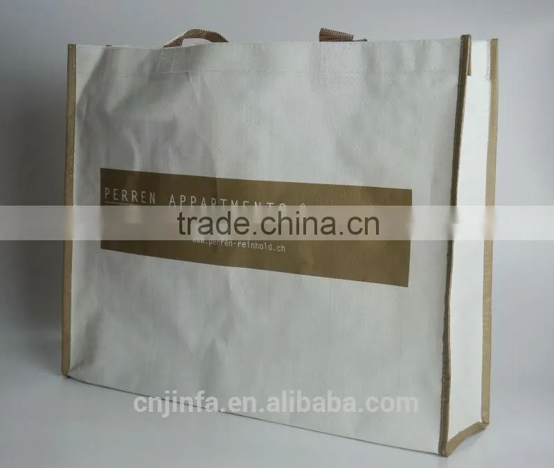 Eco-friendlyhigh quality European standard pp woven shopping bag