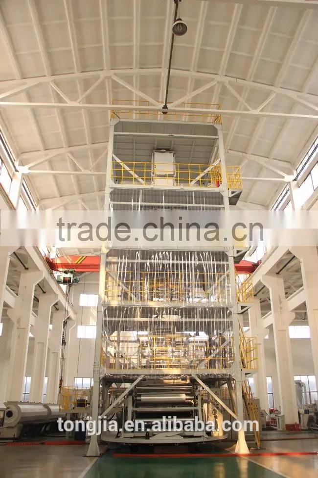 3 and 5 layers co-extrusion POF film machine