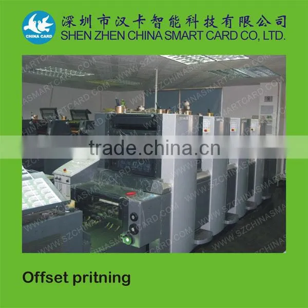 ShenZhen factory low price for preprinted PVC card