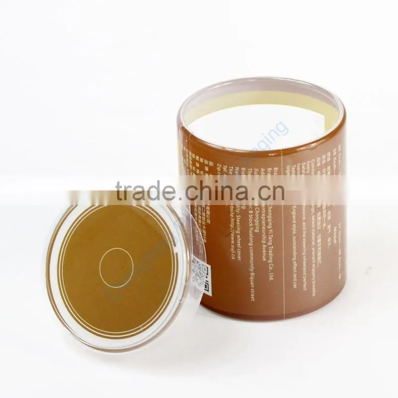 Custom Logo clear plastic cylinder box for mouse storage