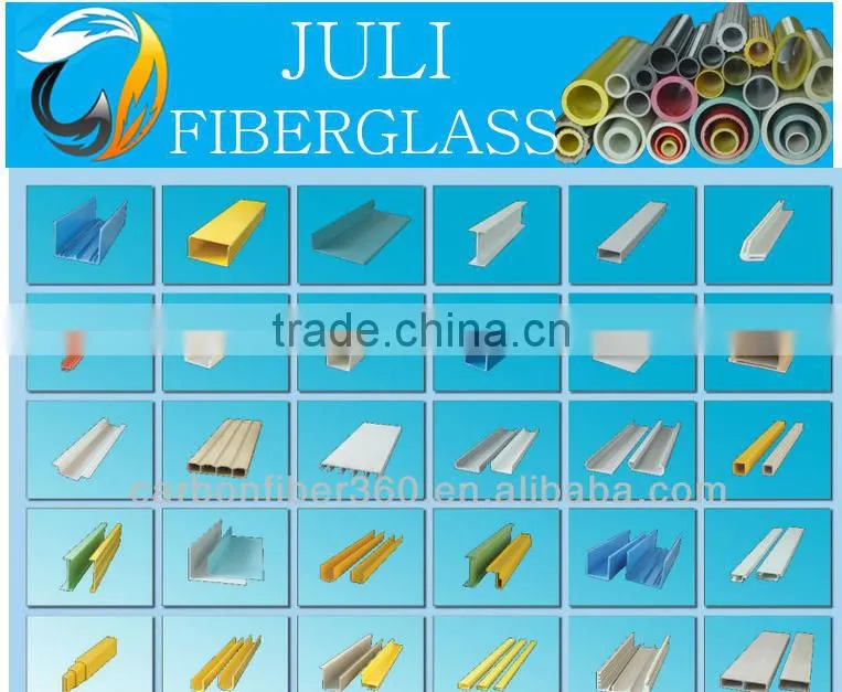 Pultruded fiberglass profile I shape fiberglass profile