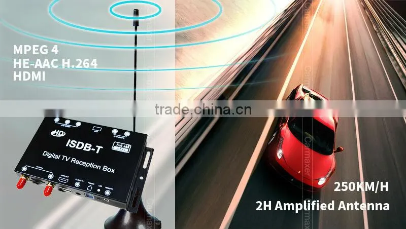Car ISDB-T hi-tech HD 2014 hd digital satellite receiver class for South America