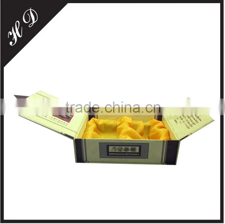 2014 Double Door Custom Wood Tea Box Wholesale