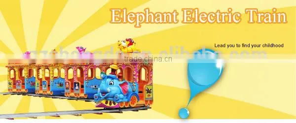 CE beautiful 14 seats electric mini train amusement park toy train