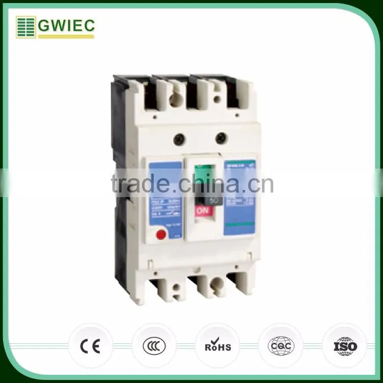 GWIEC New Products 2016 Overload Protector Nf Electrical Mccb Circuit Breaker 50A 3P